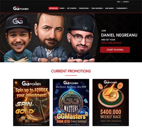 GG Poker Screen